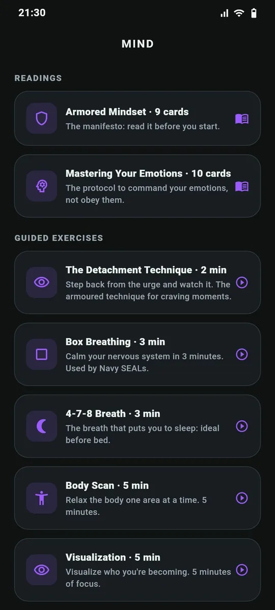 Mental exercises