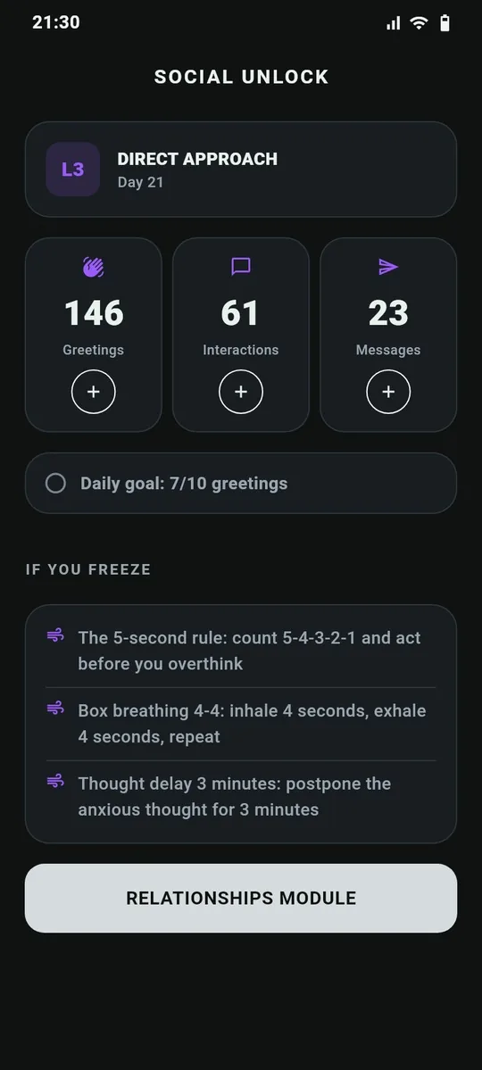 Social unlock